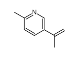 5-isopropenyl-2-methyl pyridine结构式