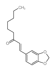 1-benzo[1,3]dioxol-5-ylnon-1-en-3-one Structure