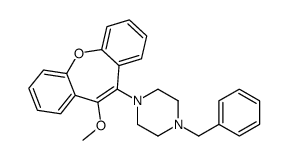 1-benzyl-4-(5-methoxybenzo[b][1]benzoxepin-6-yl)piperazine结构式