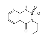 2,2-dioxo-3-propyl-1H-pyrido[2,3-c][1,2,6]thiadiazin-4-one Structure