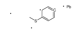 trimethyl-(4-methylsulfanylphenyl)plumbane结构式