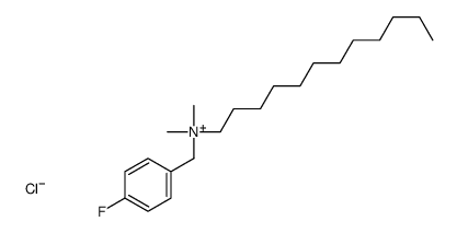 dodecyl-[(4-fluorophenyl)methyl]-dimethylazanium,chloride结构式