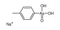 sodium,(4-methylphenyl)arsonic acid Structure