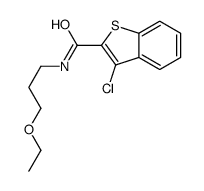 Benzo[b]thiophene-2-carboxamide, 3-chloro-N-(3-ethoxypropyl)- (9CI) picture