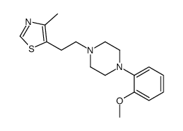 5-[2-[4-(2-methoxyphenyl)piperazin-1-yl]ethyl]-4-methyl-1,3-thiazole Structure