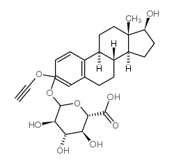 Ethynylestradiol 3--D-Glucuronide Structure