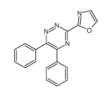 2-(5,6-diphenyl-1,2,4-triazin-3-yl)-1,3-oxazole结构式