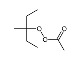 3-methylpentan-3-yl ethaneperoxoate结构式