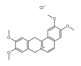 8,13-dihydronorcoralyne Structure