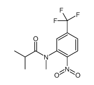 N,2-dimethyl-N-[2-nitro-5-(trifluoromethyl)phenyl]propanamide结构式