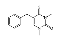 5-benzyl-1,3-dimethyl-4-thioxo-3,4-dihydro-1H-pyrimidin-2-one Structure