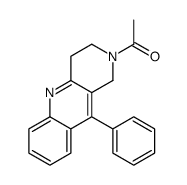 1-(10-phenyl-3,4-dihydro-1H-benzo[b][1,6]naphthyridin-2-yl)ethanone结构式