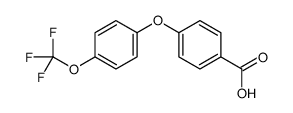 4-(4-三氟甲基苯氧基)苯甲酸结构式