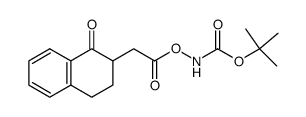 O-t-Butyl-N-(α-tetralon-2-acetoxy)-carbamat结构式