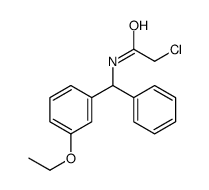 2-chloro-N-[(3-ethoxyphenyl)-phenylmethyl]acetamide结构式