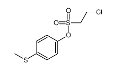 (4-methylsulfanylphenyl) 2-chloroethanesulfonate Structure