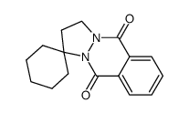 2',3'-dihydro-spiro[cyclohexane-1,1'-pyrazolo[1,2-b]phthalazine]-5',10'-dione结构式
