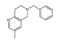 6-benzyl-3-methyl-7,8-dihydro-5H-1,6-naphthyridine Structure