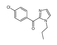 (4-chlorophenyl)-(1-propylimidazol-2-yl)methanone Structure