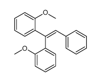 1-methoxy-2-[1-(2-methoxyphenyl)-2-phenylethenyl]benzene Structure