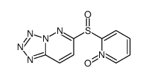 6-(1-oxidopyridin-1-ium-2-yl)sulfinyltetrazolo[1,5-b]pyridazine Structure