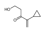 2-cyclopropyl-5-hydroxypent-1-en-3-one Structure