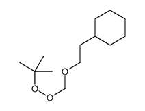 2-(tert-butylperoxymethoxy)ethylcyclohexane Structure