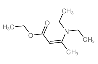 2-Butenoic acid,3-(diethylamino)-, ethyl ester, (Z)- (9CI)结构式