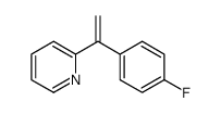 2-[1-(4-fluorophenyl)ethenyl]pyridine Structure