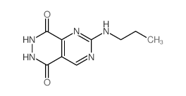 Pyrimido[4,5-d]pyridazine-5,8-dione,6,7-dihydro-2-(propylamino)- Structure