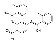 2,4-bis[(2-methylbenzoyl)amino]benzoic acid结构式