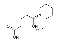 5-(6-hydroxyhexylamino)-5-oxopentanoic acid Structure