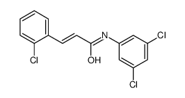 3-(2-chlorophenyl)-N-(3,5-dichlorophenyl)prop-2-enamide结构式