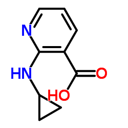 2-Cyclopropylaminonicotinic acid structure