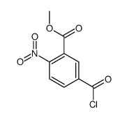 methyl 5-carbonochloridoyl-2-nitrobenzoate结构式