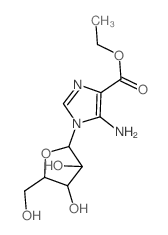 1H-Imidazole-4-carboxylicacid, 5-amino-1-b-D-arabinofuranosyl-,ethyl ester picture