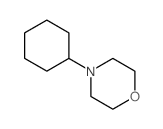 Morpholine,4-cyclohexyl- Structure