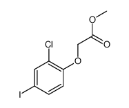 methyl 2-(2-chloro-4-iodophenoxy)acetate结构式