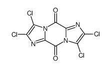 2,3,7,8-tetrachloro-5H,10H-diimidazo[1,2-a:1',2'-d]pyrazine-5,10-dione结构式