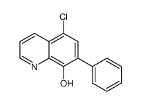 5-chloro-7-phenylquinolin-8-ol结构式