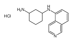 1-N-isoquinolin-5-ylcyclohexane-1,3-diamine,hydrochloride Structure