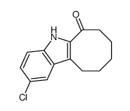 2-chloro-5,7,8,9,10,11-hexahydrocycloocta[b]indol-6-one结构式