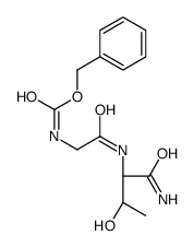 benzyl N-[2-[[(2S,3R)-1-amino-3-hydroxy-1-oxobutan-2-yl]amino]-2-oxoethyl]carbamate Structure