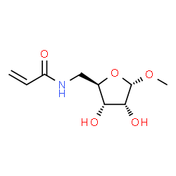 alpha-D-Ribofuranoside, methyl 5-deoxy-5-[(1-oxo-2-propenyl)amino]- (9CI)结构式