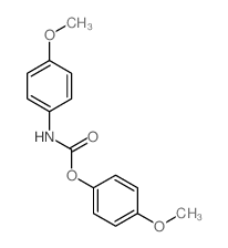 Carbamic acid, (4-methoxyphenyl)-, 4-methoxyphenyl ester(9CI) Structure