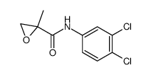 3,4-dichloro- N -(2,3-epoxy-2-methylpropionyl)aniline Structure