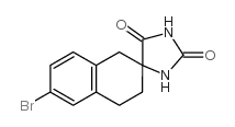 3',4'-dihydro-6'-bromo-spiro[imidazolidine-4,2(1'h)-naphthalene]-2,5-dione结构式