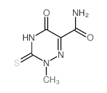 1,2,4-Triazine-6-carboxamide,2,3,4,5-tetrahydro-2-methyl-5-oxo-3-thioxo-结构式