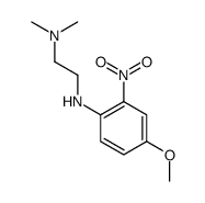 N-(4-methoxy-2-nitrophenyl)-N',N'-dimethylethane-1,2-diamine Structure