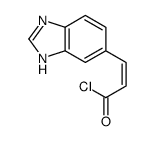 3-(3H-benzimidazol-5-yl)prop-2-enoyl chloride Structure